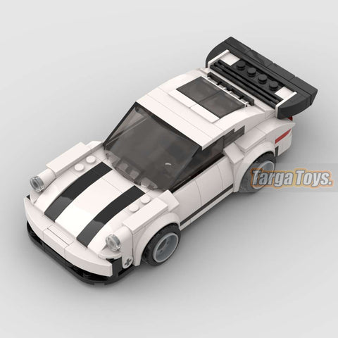 Porsche 911 Turbo made from lego building blocks