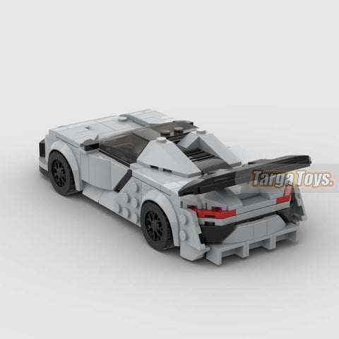 Porsche 918 Spyder 2013 made from lego building blocks
