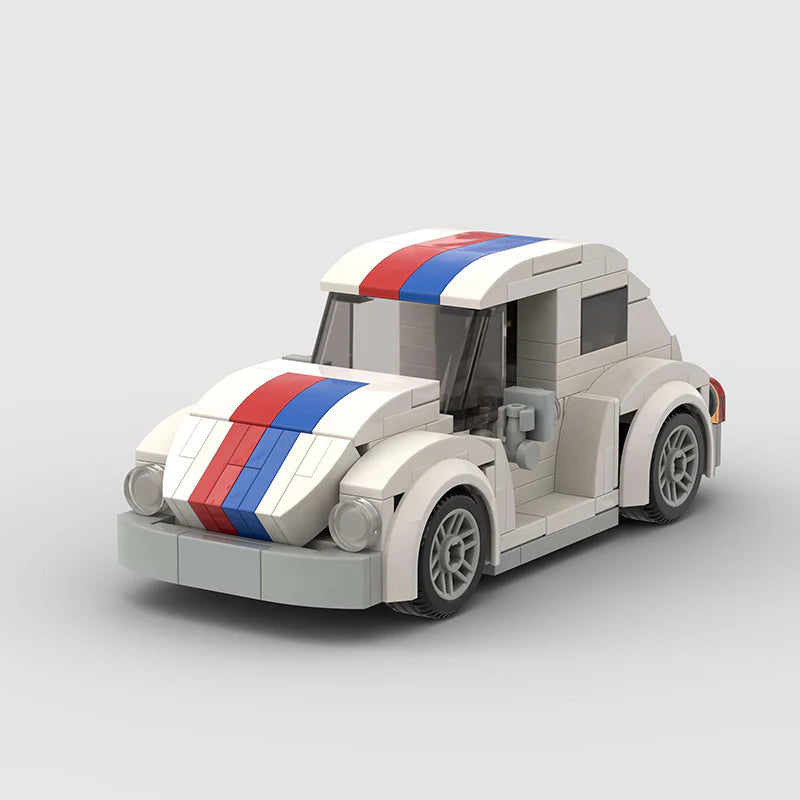 Image of Volkswagen Beetle - Lego Building Blocks by Targa Toys