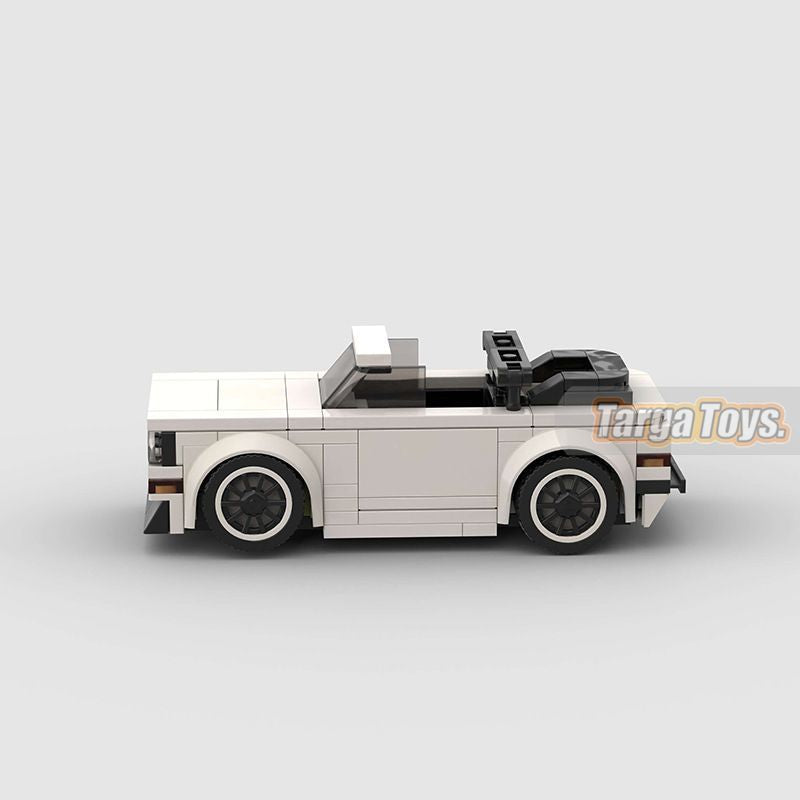 Volkswagen Golf MK1 Cabrio made from lego building blocks