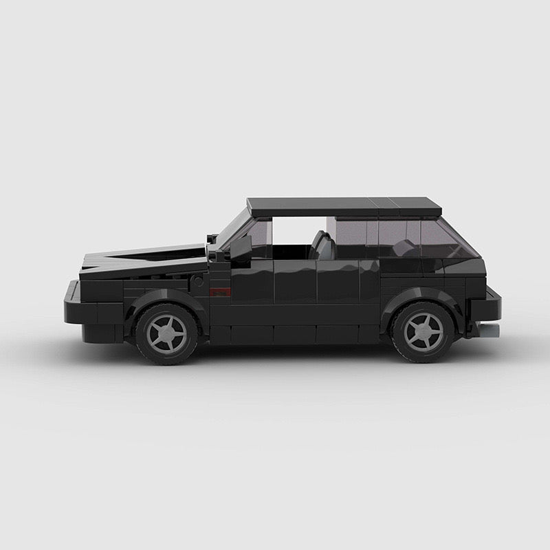 Volkswagen Golf MK1 GTI made from lego building blocks