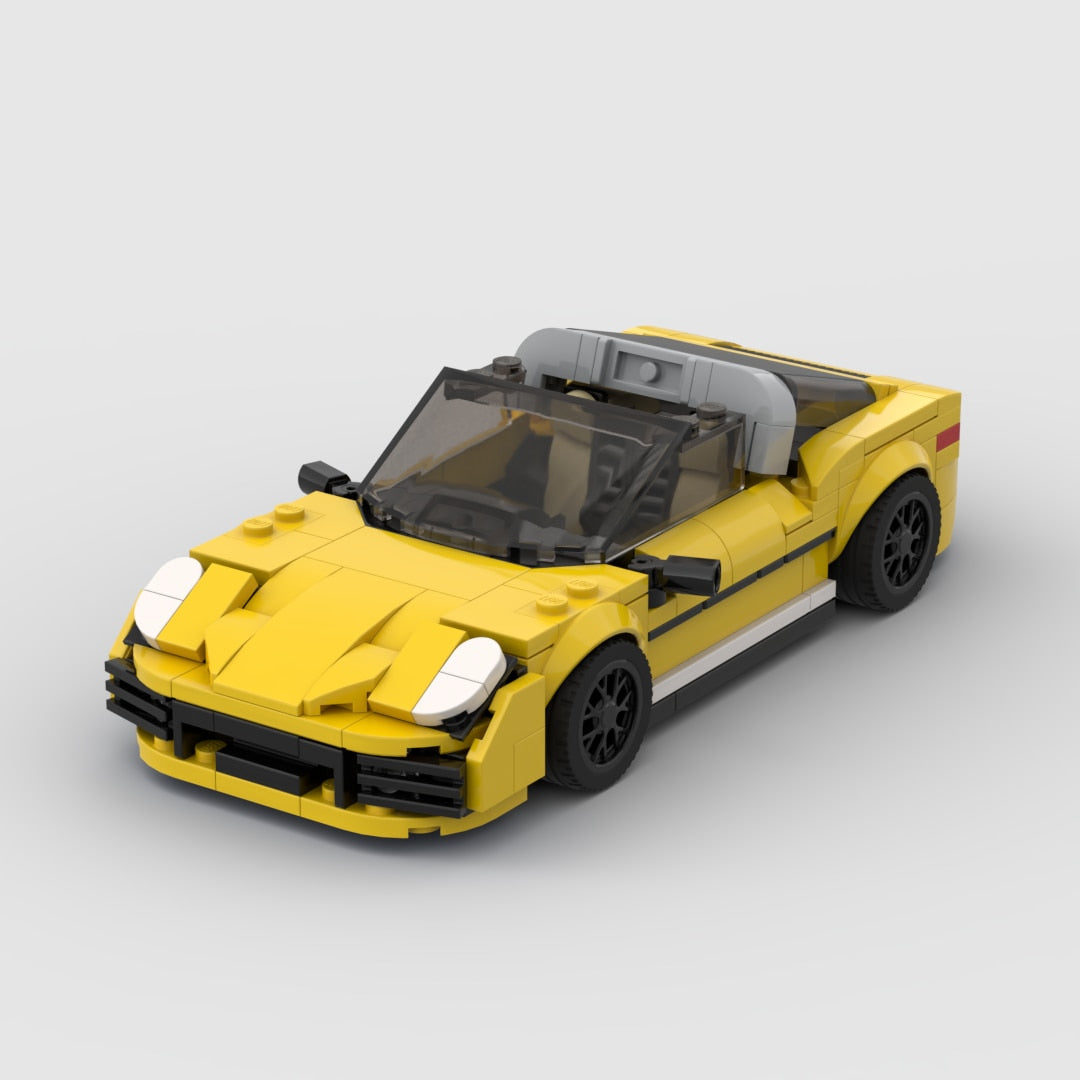 Image of Porsche 911 Targa Lego compatible set by TargaToys